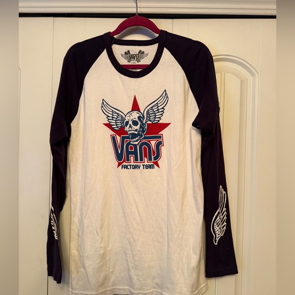 Vans brand long sleeve tee shirt